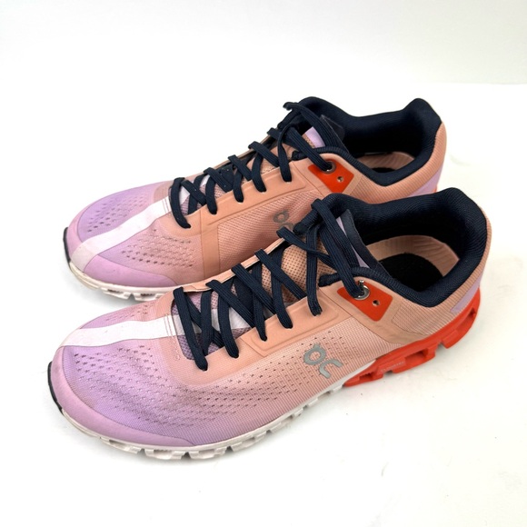 On Cloud Running Shoes‎ 7.5 Cloud Flow Rose Fiji Lace Up Womens Sneakers - Picture 10 of 10